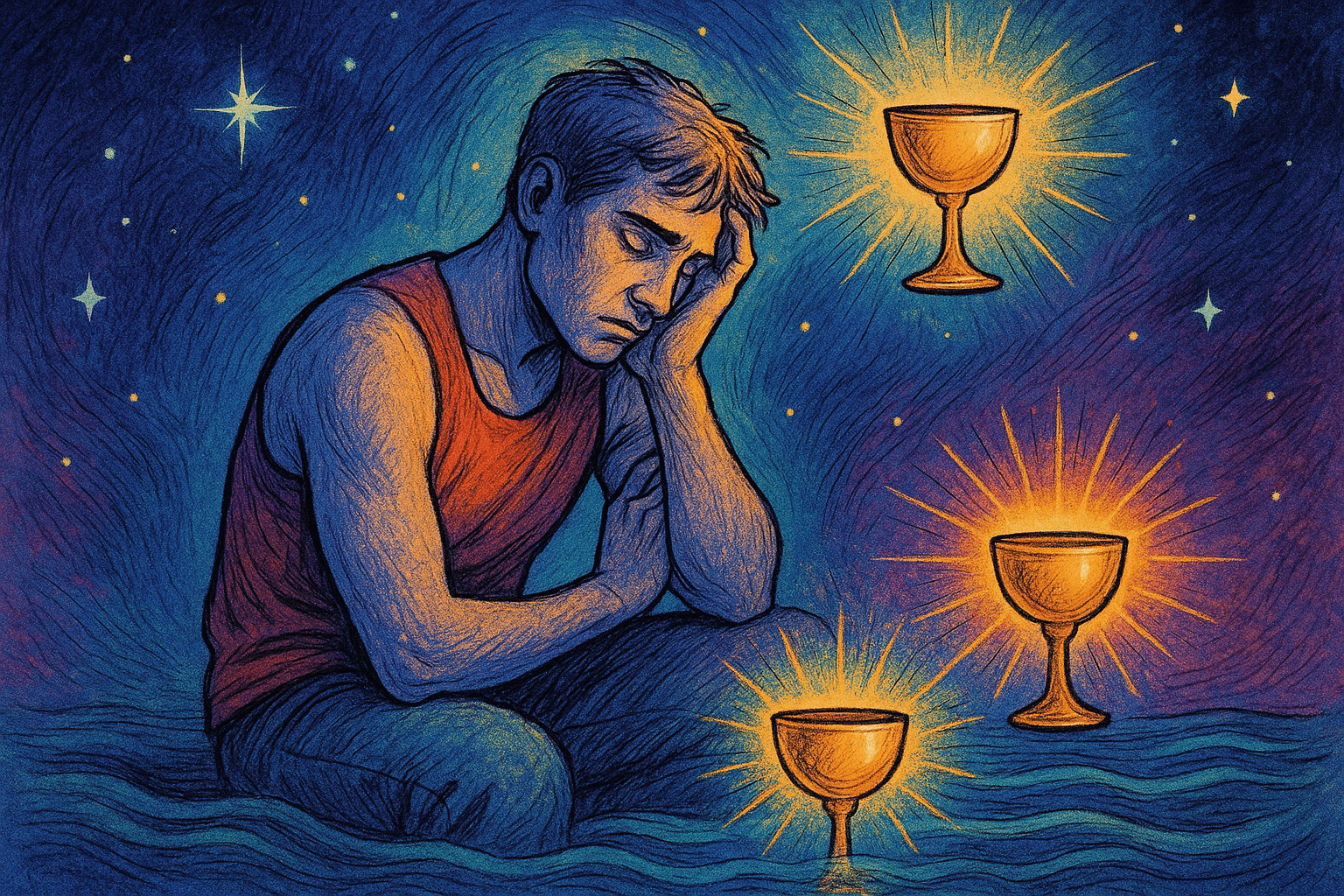 four of cups