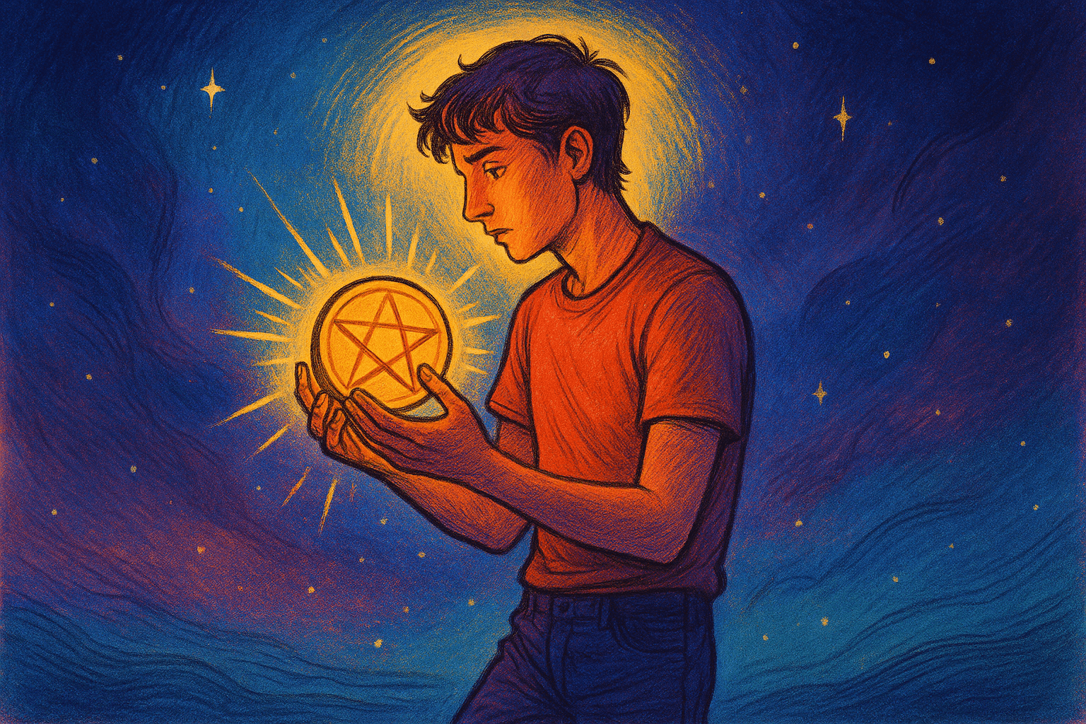 page of pentacles