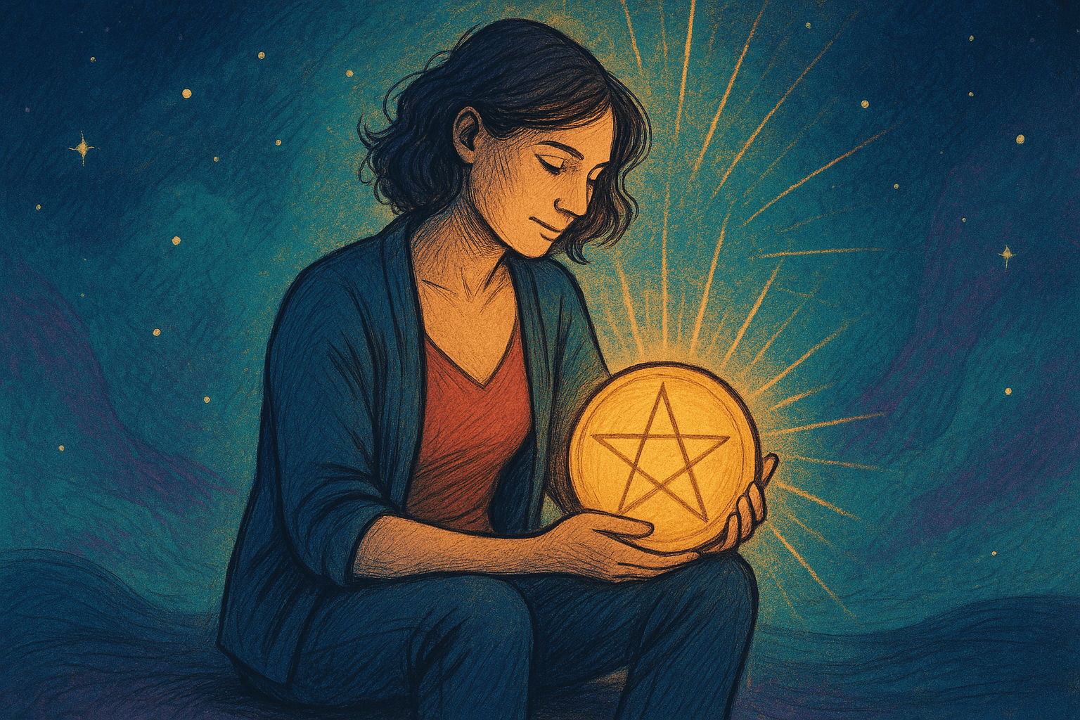 queen of pentacles