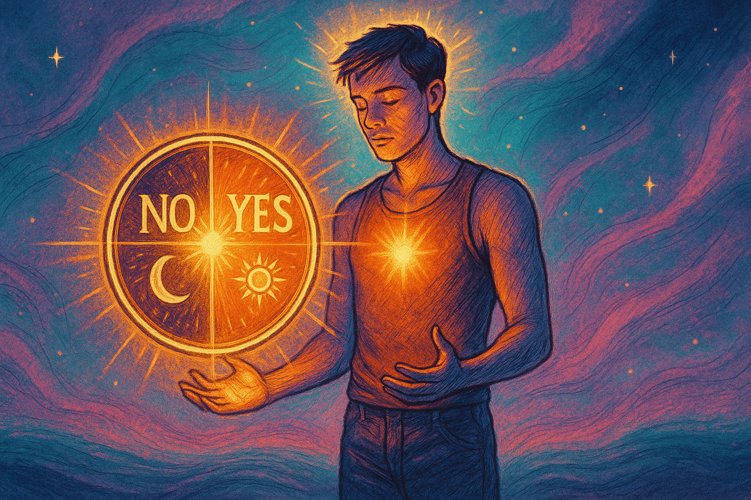 yes no wheel